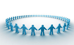 Human circle holding hands Human circle holding hands